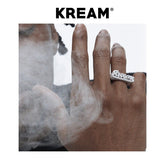 KREAM S925 Pure silver ice revenge ring - COPPING THREADS - KREAM